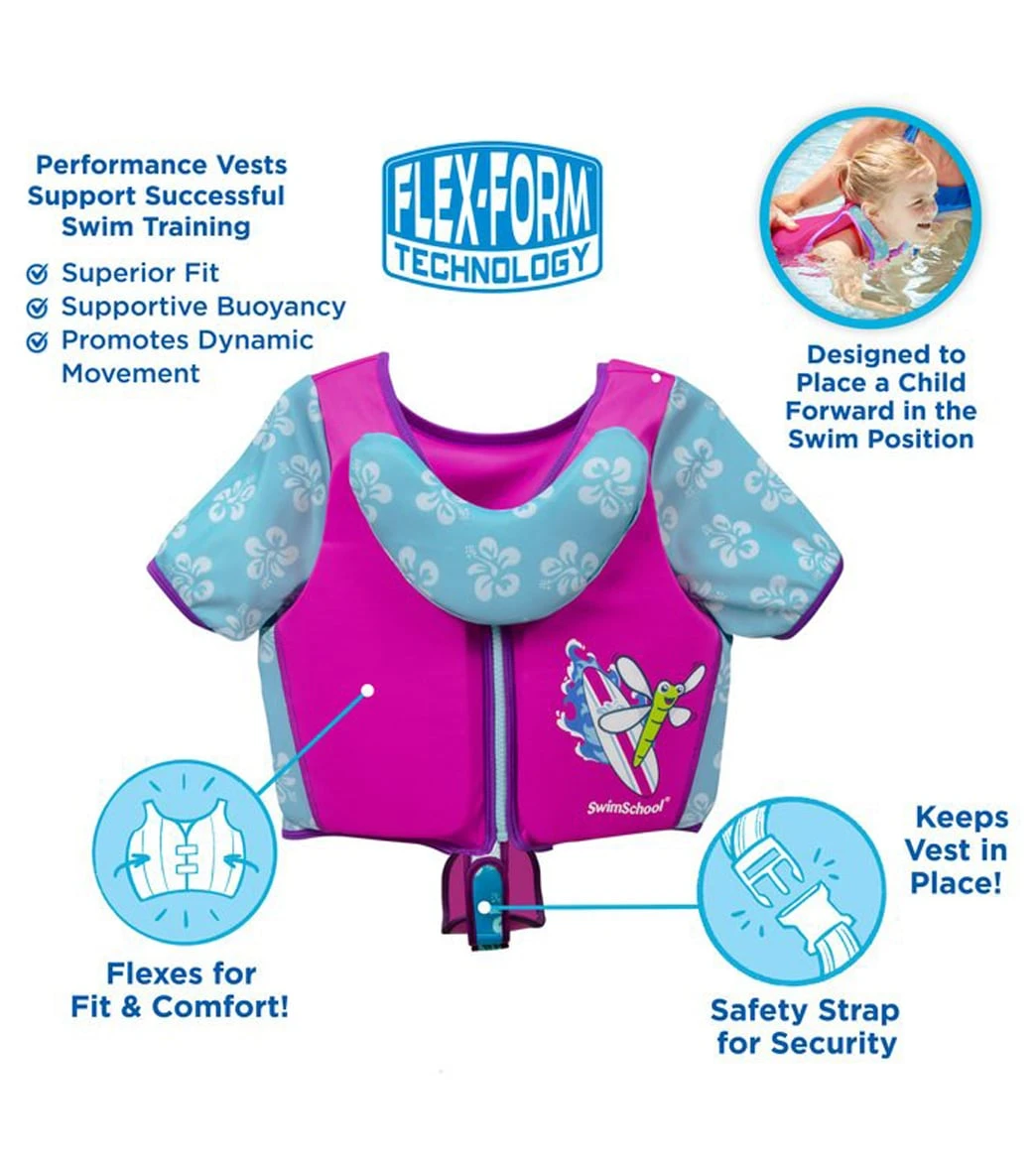 Kids' Deluxe Swim Trainer Vest With Collar 4 Kids' Deluxe Swim Trainer Vest With Collar - Image 4