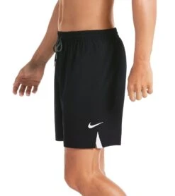 Nike Men's 18" Essential Swim Trunks 14 Nike Men's 18" Essential Swim Trunks -Swimming And Diving 5665945682088 black 7a
