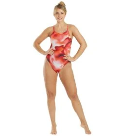 Nike Women's Amp Axis Modern Cut-Out One Piece Swimsuit -Swimming And Diving 5665973207208 universityred 4a