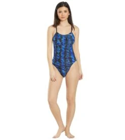 Women's Edge Swan Back One Piece Swimsuit 8 Women's Edge Swan Back One Piece Swimsuit -Swimming And Diving 5666074689704 blue 4a