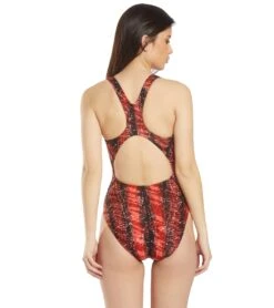 Women's Edge Wave Back One Piece Swimsuit 7 Women's Edge Wave Back One Piece Swimsuit -Swimming And Diving 5666078589096 red 3a