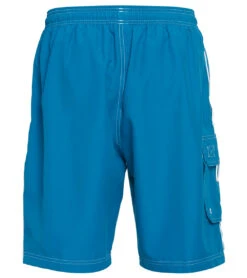 TYR Men's Solid Challenger Swim Trunks -Swimming And Diving 5666125447336 oceanblue 3a