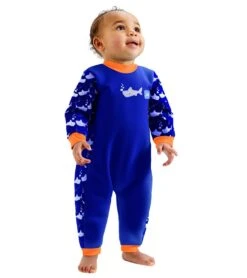 Shark Orange Warm In One Thermal Wetsuit (Baby) 5 Shark Orange Warm In One Thermal Wetsuit (Baby) -Swimming And Diving 5666676342952 sharkorange 3a