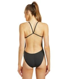 Nike Women's HydraStrong Space Highway Cut-Out Tank One Piece Swimsuit -Swimming And Diving 5666682536104 universityred 3a