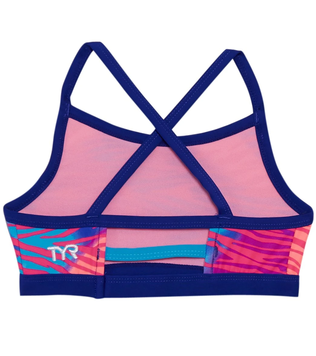TYR Girls' Dreamland Trinity Bikini Top (Little Kid, Big Kid) 2 TYR Girls' Dreamland Trinity Bikini Top (Little Kid, Big Kid) - Image 2