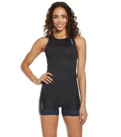 2XU Women's Perform Tri Singlet -Swimming And Diving 5667462578344 blackblack 4a