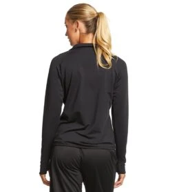 Women's Sport-Tek® Sport-Wick® Stretch 1/2-Zip Pullover 6 Women's Sport-Tek® Sport-Wick® Stretch 1/2-Zip Pullover -Swimming And Diving 5667484598440 black 3a