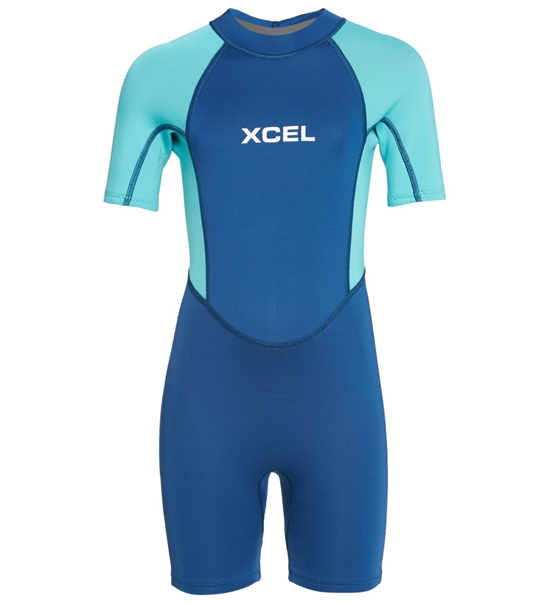 Xcel 1mm Short Sleeve Springsuit (Toddler, Little Kid) 1 Xcel 1mm Short Sleeve Springsuit (Toddler, Little Kid)