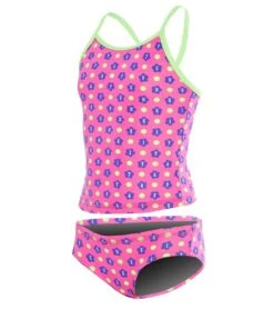 FUNKITA Toddler Girls' Daisy Dots Tankini Set