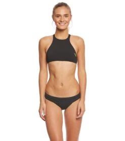 Arena Women's Rulebreaker Think Crop Top Bikini Top 7 Arena Women's Rulebreaker Think Crop Top Bikini Top -Swimming And Diving 5668808065192 blackyellowstar 4a