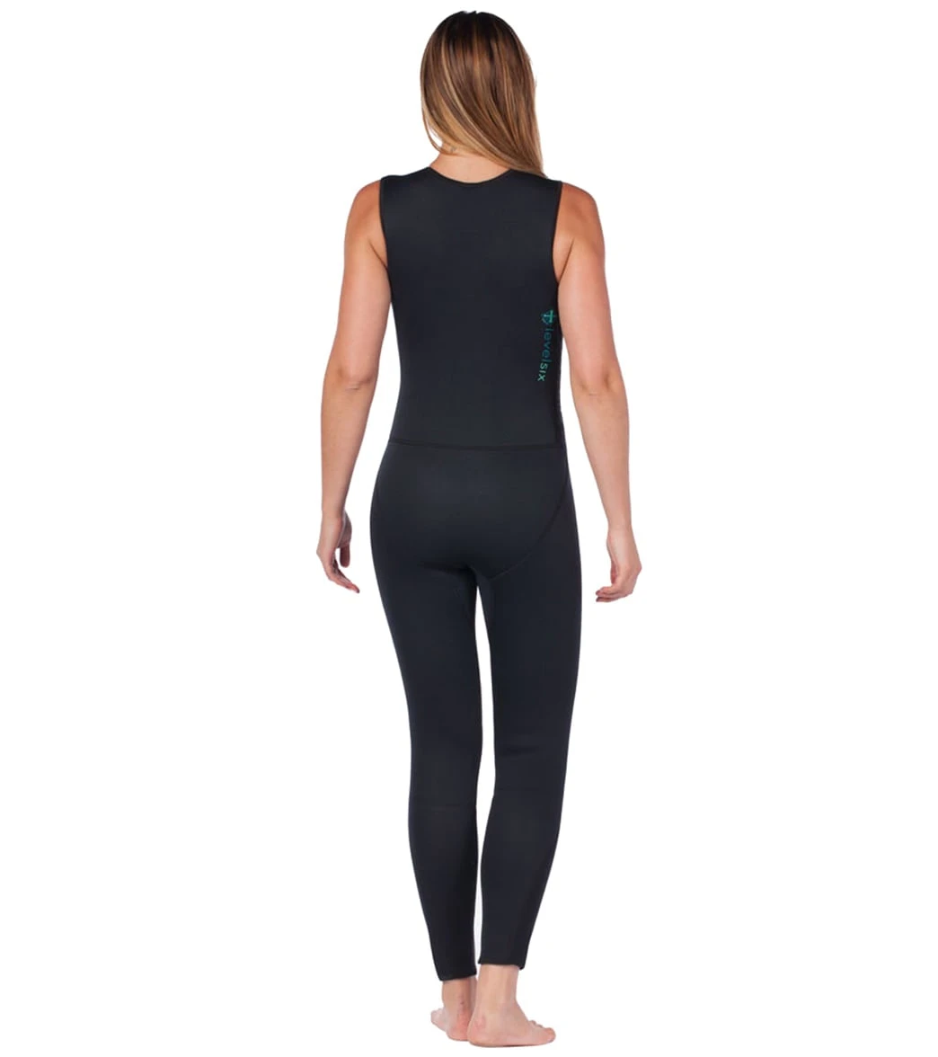 Level Six Women's Farmer Jane Front Zip Long Jane Neoprene Wetsuit 2 Level Six Women's Farmer Jane Front Zip Long Jane Neoprene Wetsuit - Image 2