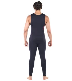 Level Six Men's Farmer John Front Zip Long John Neoprene Wetsuit -Swimming And Diving 5669079744680 black 3a