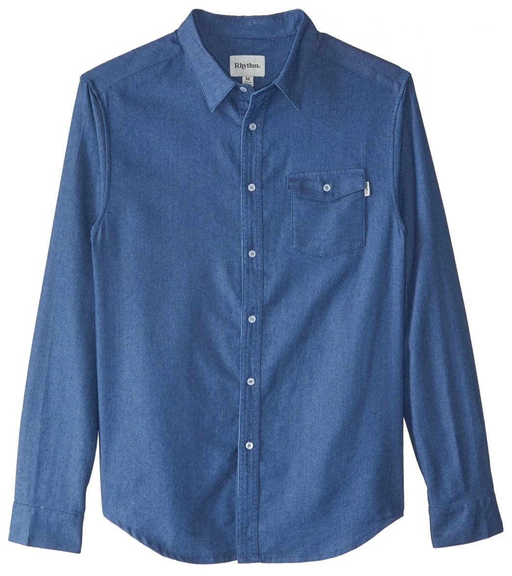 Rhythm Men's Dean Long Sleeve Shirt 1 Rhythm Men's Dean Long Sleeve Shirt