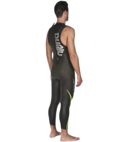 Arena Men's Carbon Sleeveless Tri Wetsuit -Swimming And Diving 5669593940136 black 3a