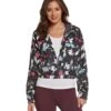 Seafolly Women's Flower Festival Wind Breaker Zip Hoodie Jacket