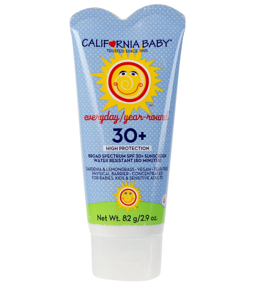 California Baby SPF 30+ Everyday/Year-Round Sunscreen 1 California Baby SPF 30+ Everyday/Year-Round Sunscreen