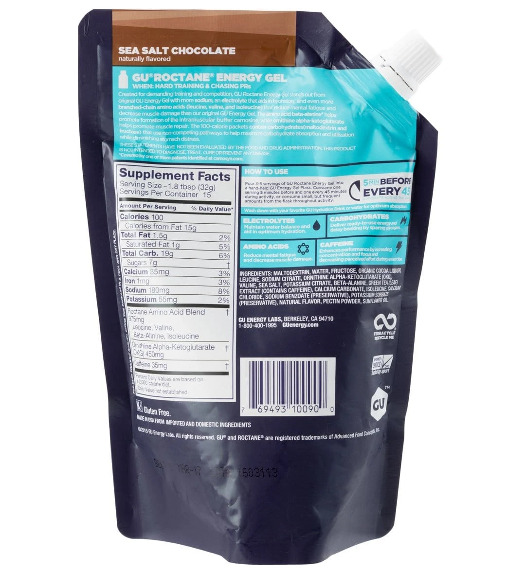 Gu Bulk Roctane Energy Gel (15 Servings) 9 Gu Bulk Roctane Energy Gel (15 Servings) - Image 9