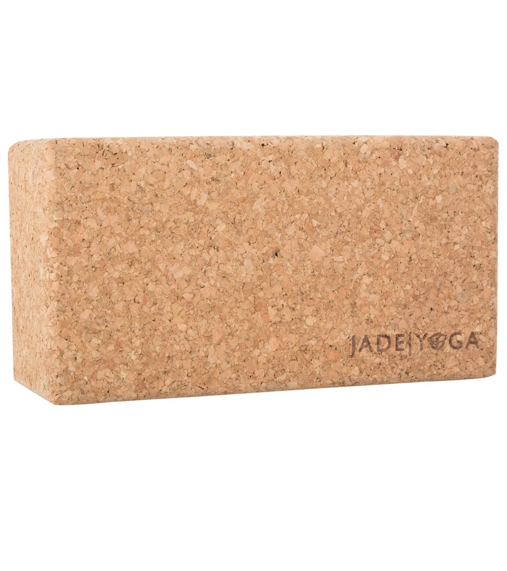 Cork Yoga Block 3 Inch 1 Cork Yoga Block 3 Inch