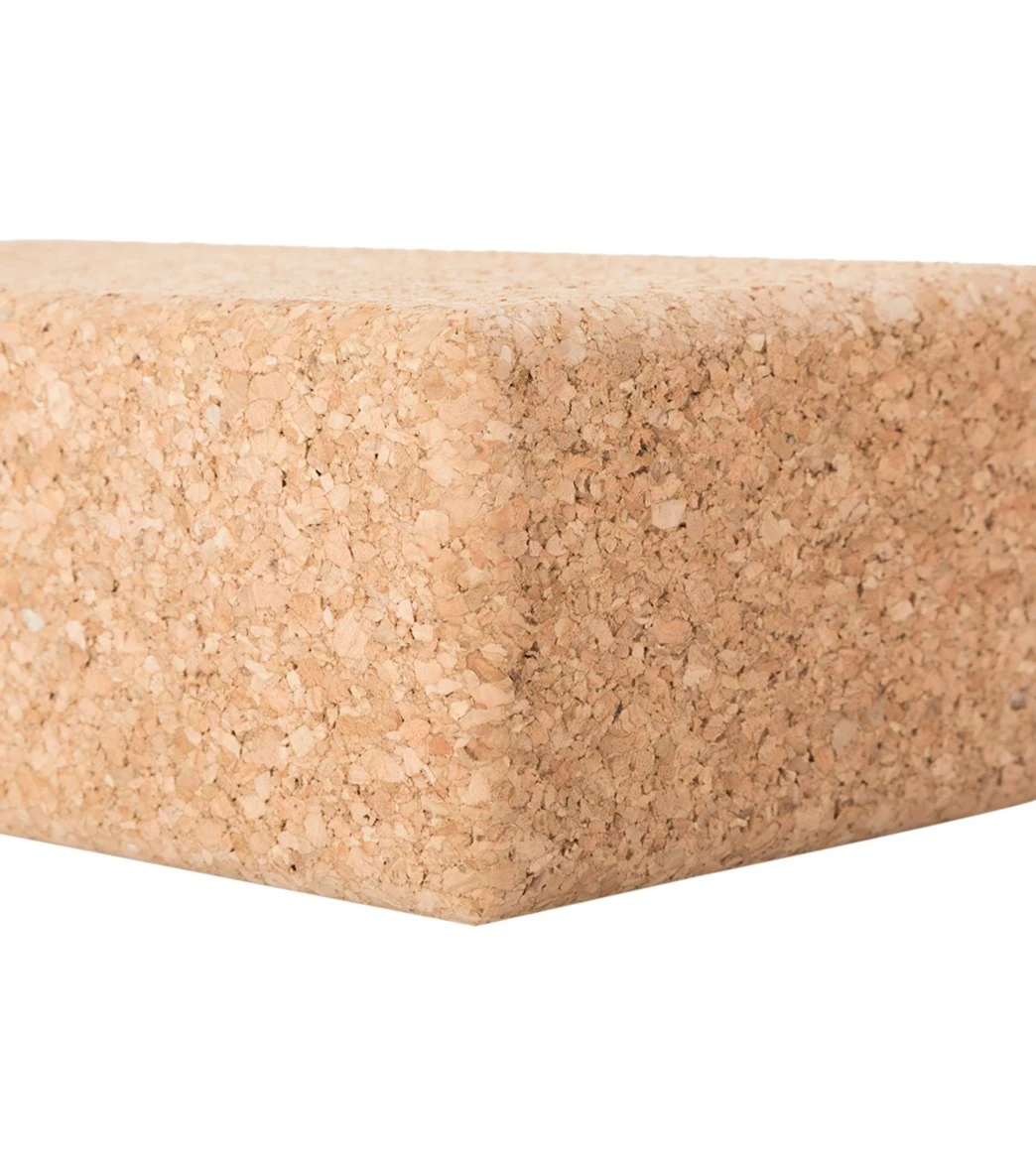Cork Yoga Block 3 Inch 4 Cork Yoga Block 3 Inch - Image 4