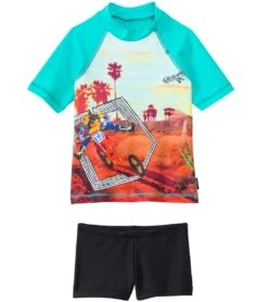 Boys' Cactus Head Rashguard Set (6mos-8yrs)