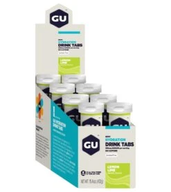 GU Hydration Drink Tabs (8 Pack) -Swimming And Diving 5670658605224 lemonlime