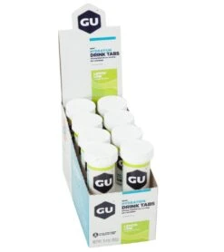 GU Hydration Drink Tabs (8 Pack) -Swimming And Diving 5670658605224 lemonlime 2a