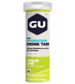 GU Hydration Drink Tabs (8 Pack) -Swimming And Diving 5670658605224 lemonlime 3a