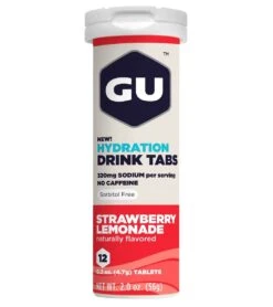GU Hydration Drink Tabs (8 Pack) -Swimming And Diving 5670658834600 strawberrylemonade 3a