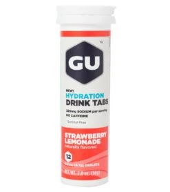 GU Hydration Drink Tabs (8 Pack) -Swimming And Diving 5670658834600 strawberrylemonade 4a