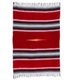 Diamond Design Mexican Yoga Blanket