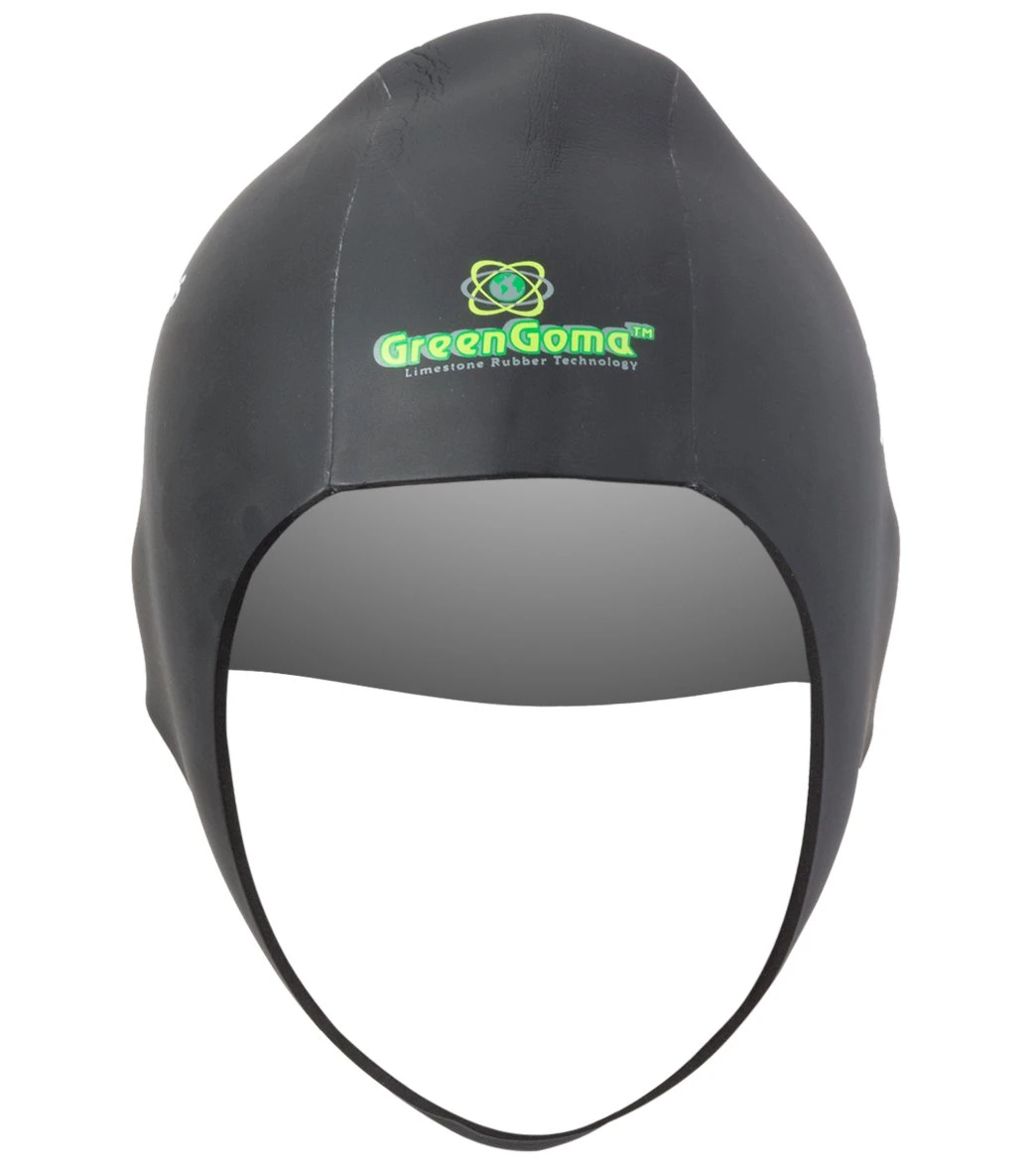 GreenGoma Rubber Swim Cap 2 GreenGoma Rubber Swim Cap - Image 2
