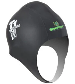 GreenGoma Rubber Swim Cap 5 GreenGoma Rubber Swim Cap -Swimming And Diving 5671506968744 black 3a