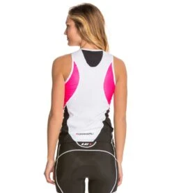 Louis Garneau Women's Pro 2 Sleeveless Triathlon Top -Swimming And Diving 5671598686376 blackflashpink 3a