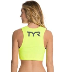TYR Hi-Vis Pinnie Vest -Swimming And Diving 5671699972264 flyellow 3a