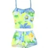 Girls' Hanalei Sunrise Surf Bottom Tankini Set (Toddler, Little Kid, Big Kid)