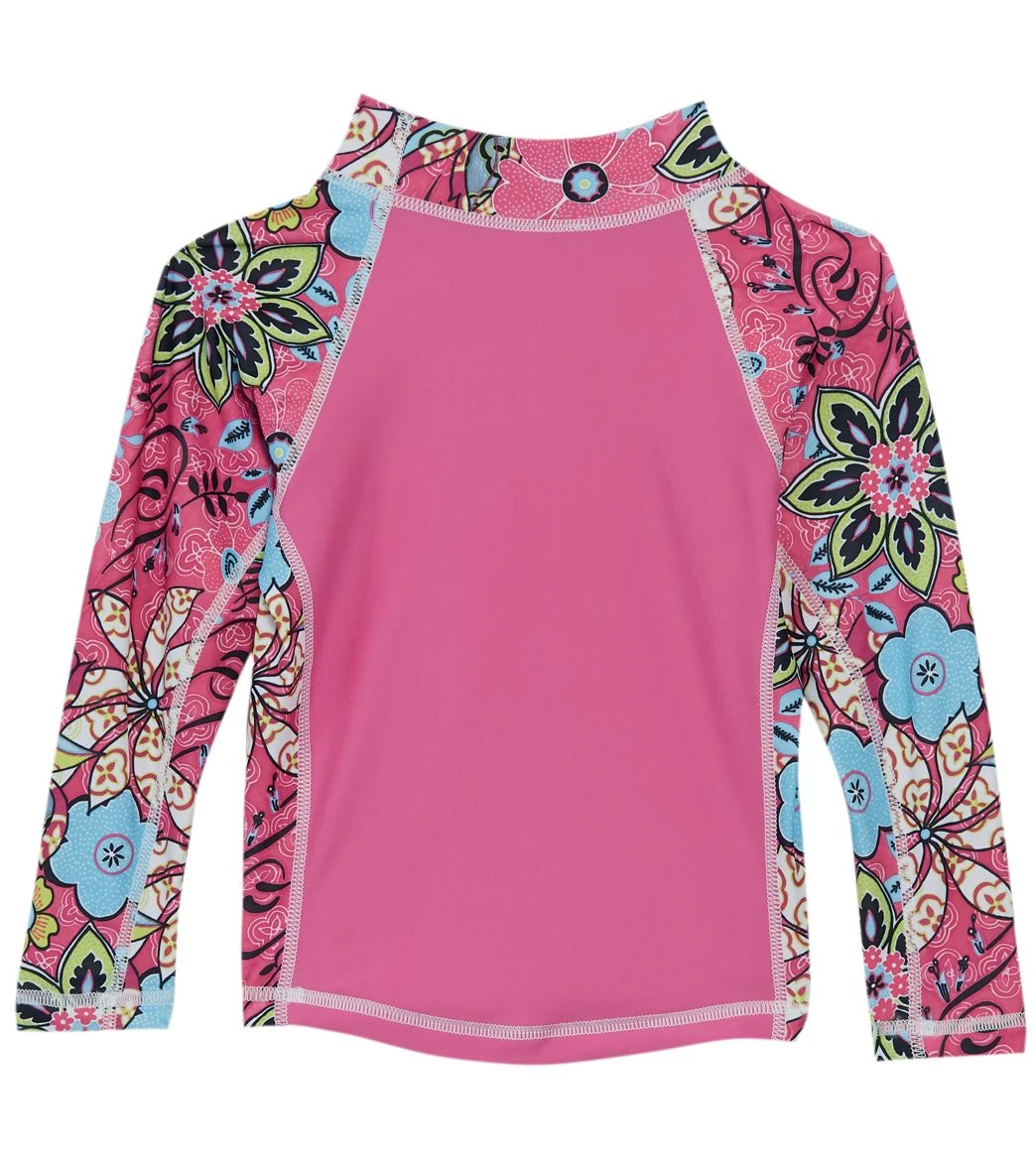 Girls' Topsy Turvy L/S Rashguard (Little Kid, Big Kid) 2 Girls' Topsy Turvy L/S Rashguard (Little Kid, Big Kid) - Image 2