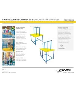 FINIS Swim Teaching Platform 1.8m X 1.1m -Swimming And Diving 5672449278120 redblue 5a