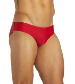 Solid Swim Euro Brief Swimsuit 13 Solid Swim Euro Brief Swimsuit -Swimming And Diving 5672584937640 red 6a