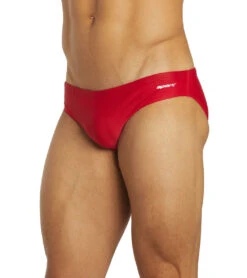 Solid Swim Euro Brief Swimsuit 15 Solid Swim Euro Brief Swimsuit -Swimming And Diving 5672584937640 red 8a