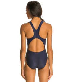 Solid V2 Back Lycra One Piece Swimsuit -Swimming And Diving 5672690385064 navy 3a