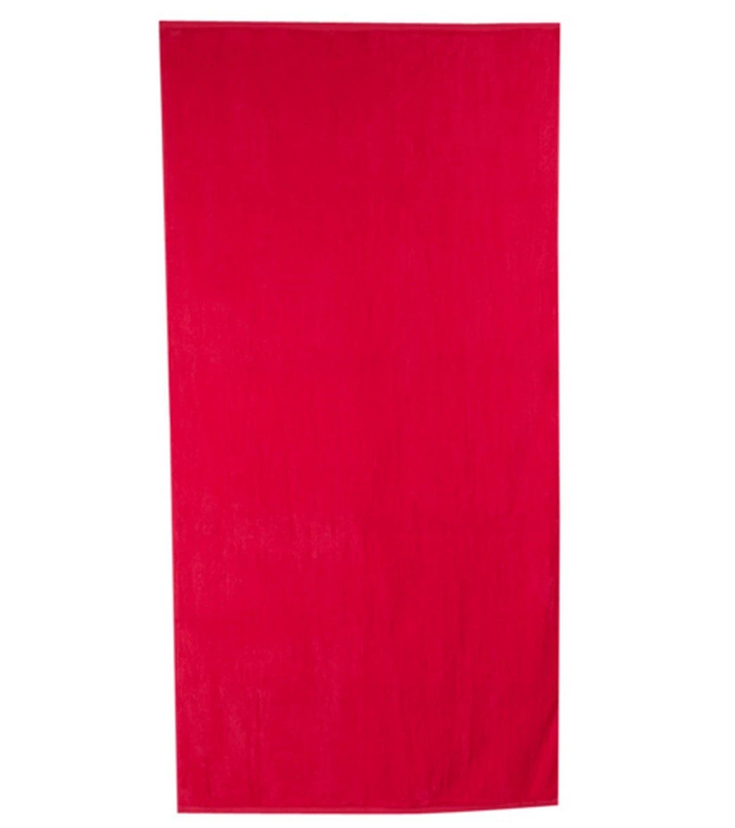 Terry Velour Beach Towel 32" X 64" 1 Terry Velour Beach Towel 32" X 64"