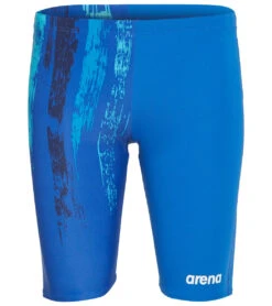 Arena Men's Team Painted Stripes Jammer Swimsuit -Swimming And Diving 5677501808808 royalmultiroyal 7a