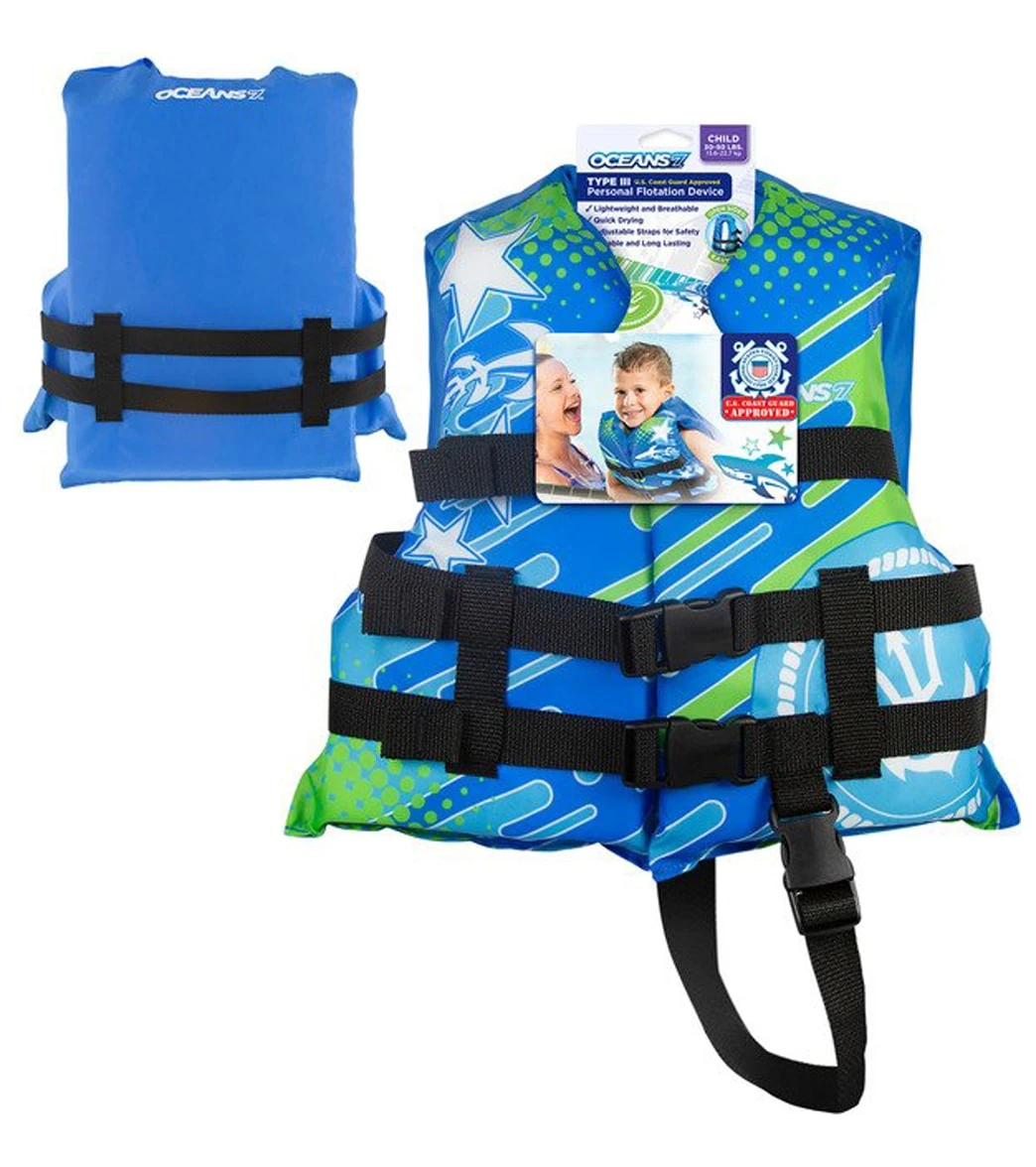 Kids' USCGA 3 Buckle Personal Flotation Device (30-50 Lbs.) 5 Kids' USCGA 3 Buckle Personal Flotation Device (30-50 Lbs.) - Image 5