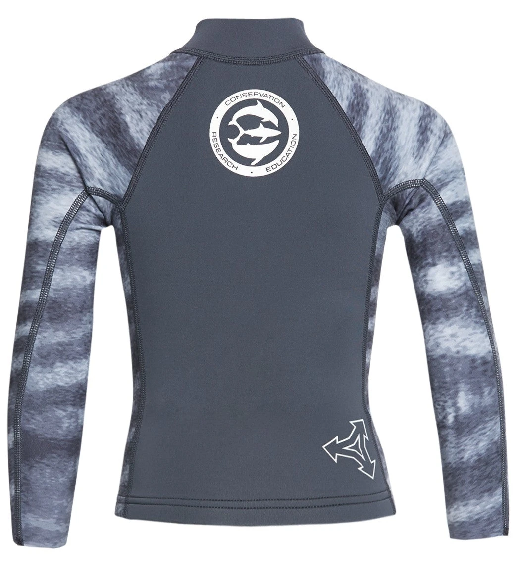 Xcel Juan Sharks Axis 2/1mm Long Sleeve Front Zip Jacket (Little Kid, Big Kid) 2 Xcel Juan Sharks Axis 2/1mm Long Sleeve Front Zip Jacket (Little Kid, Big Kid) - Image 2