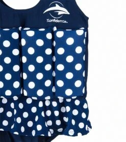 Floatsuit (Baby, Toddler) -Swimming And Diving 5687751311528 navypolkadot 3a