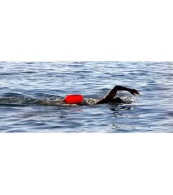 The SaferSwimmer FLOAT Swim Buoy 23"x10" -Swimming And Diving 5688677204136 orange 3a