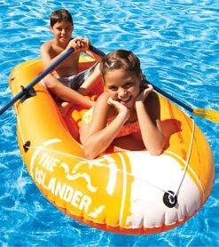 Poolmaster Islander Two Person Boat -Swimming And Diving 5689241043112 orange 3a