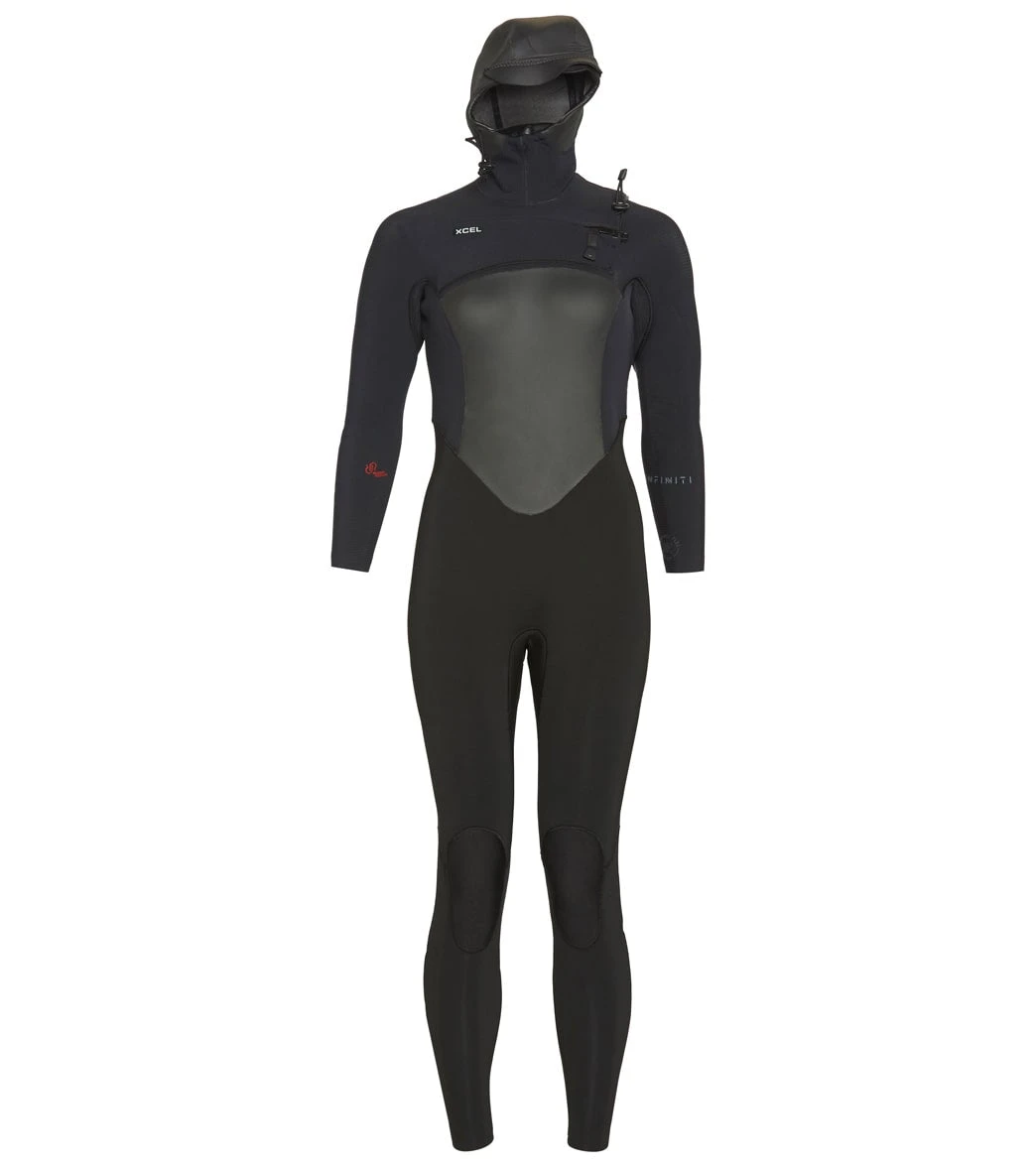 Xcel Women's 5/4mm Infiniti Hooded Full Wetsuit 1 Xcel Women's 5/4mm Infiniti Hooded Full Wetsuit