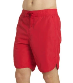 Men's Hybrid Board Short -Swimming And Diving 6215362085032 red 8a