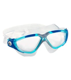 AQUASPHERE Vista Clear Lens Mask -Swimming And Diving 6215487979688 turquoisebluesilver 3a